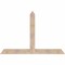 Ekena Millwork Portland Smooth Timber Gable Bracket, Douglas Fir, 72"W x 48"H x 3 1/2"D x 5 1/2"F, 16/12 Pitch GBW072X48X0406POR00SDF - alternate 1